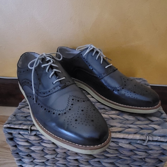 Harrison Ultralights Sz 13 Gray Brown & Cream - Picture 1 of 5